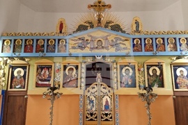 Нови чифлик - стенописи - храм - празник