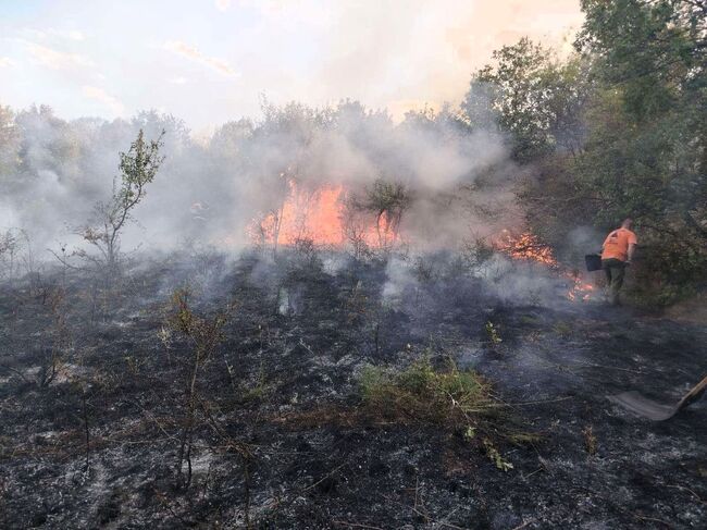 Община Ловеч: Пожари в землищата на селата Къкрина и Радювене