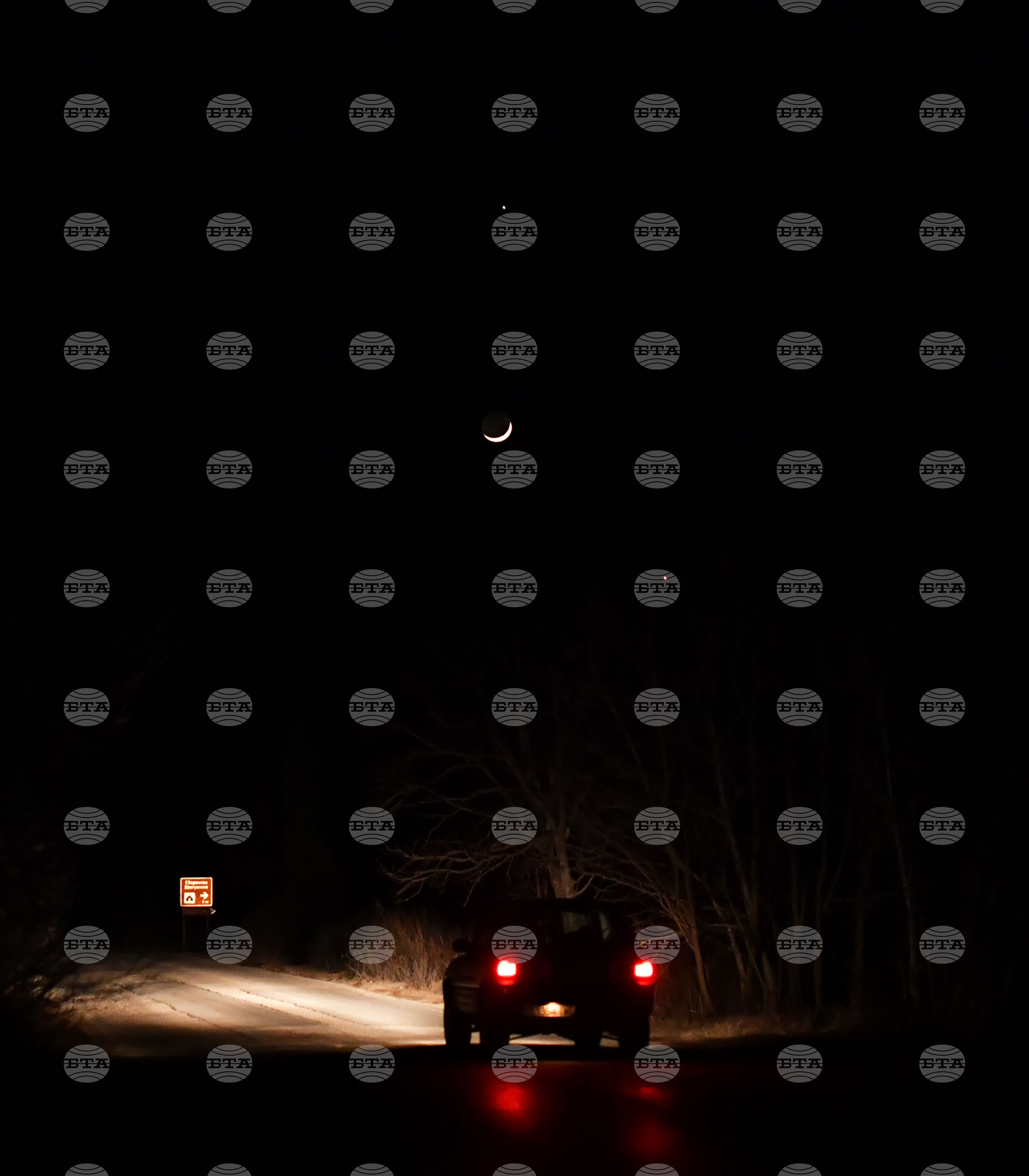 Село Малък Поровец - Луна - новолуние