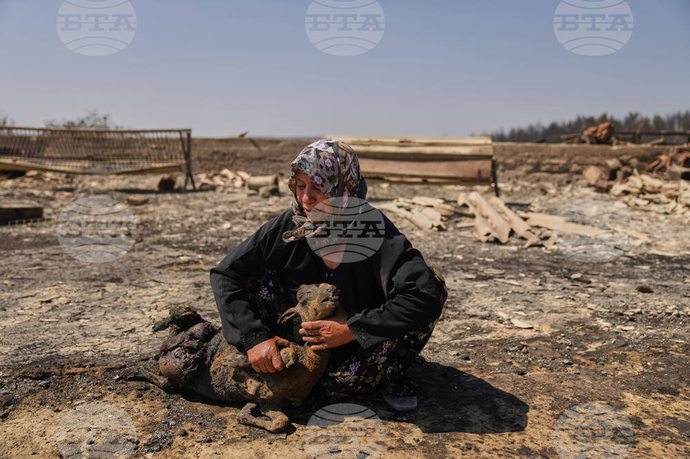 APTOPIX Turkey Wildfires
