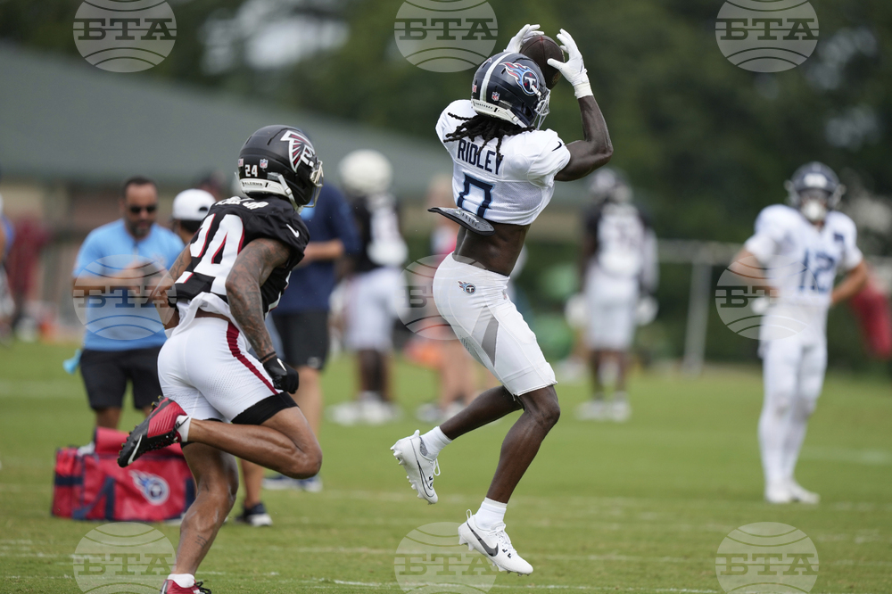Titans Falcons Joint Practice