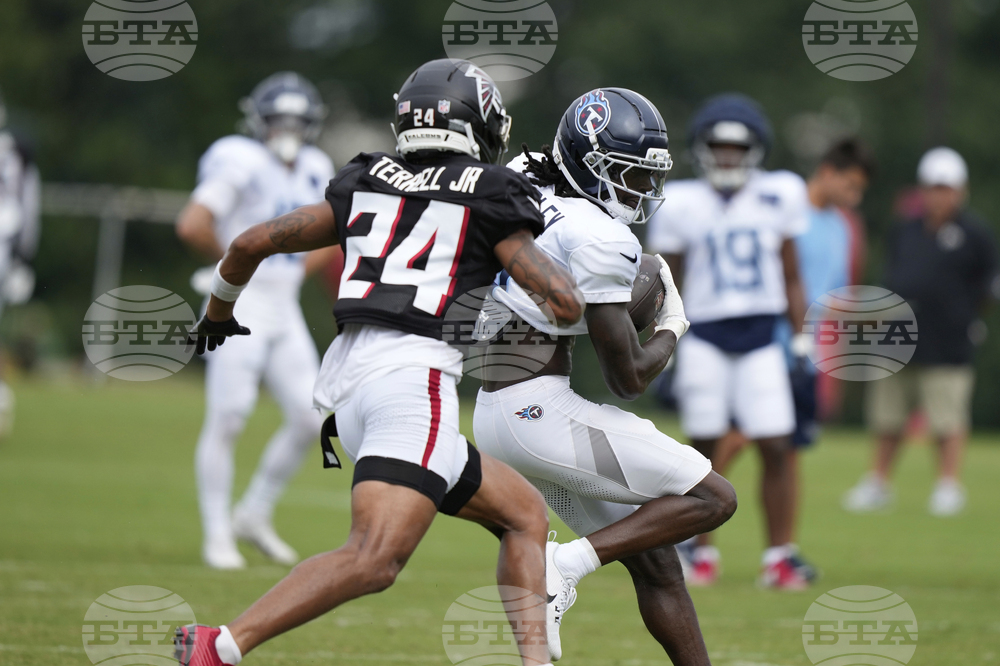 Titans Falcons Joint Practice