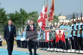 Турция - Ердоган - Кавелашвили - официално посещение