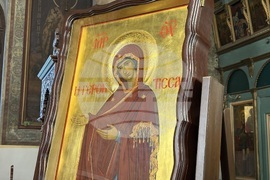 Ихтиман - храм „Успение Богородично“ - патриарх Даниил - вечерня