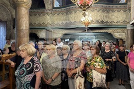 Ихтиман - храм „Успение Богородично“ - патриарх Даниил - вечерня