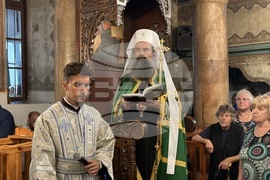 Ихтиман - храм „Успение Богородично“ - патриарх Даниил - вечерня