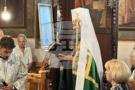 Ихтиман - храм „Успение Богородично“ - патриарх Даниил - вечерня
