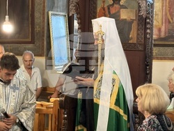 Ихтиман - храм „Успение Богородично“ - патриарх Даниил - вечерня