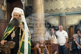 Ихтиман - храм „Успение Богородично“ - патриарх Даниил - вечерня
