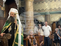 Ихтиман - храм „Успение Богородично“ - патриарх Даниил - вечерня