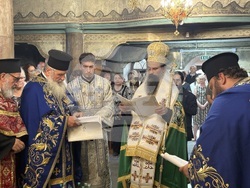 Ихтиман - храм „Успение Богородично“ - патриарх Даниил - вечерня