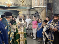 Ихтиман - храм „Успение Богородично“ - патриарх Даниил - вечерня