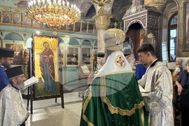Ихтиман - храм „Успение Богородично“ - патриарх Даниил - вечерня