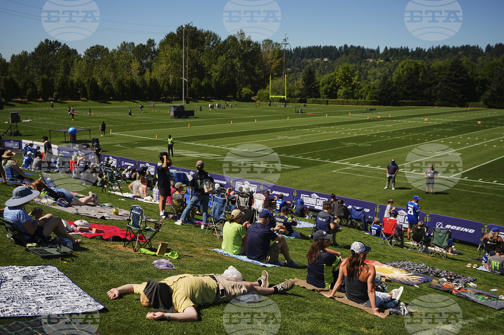 Seahawks Camp Football