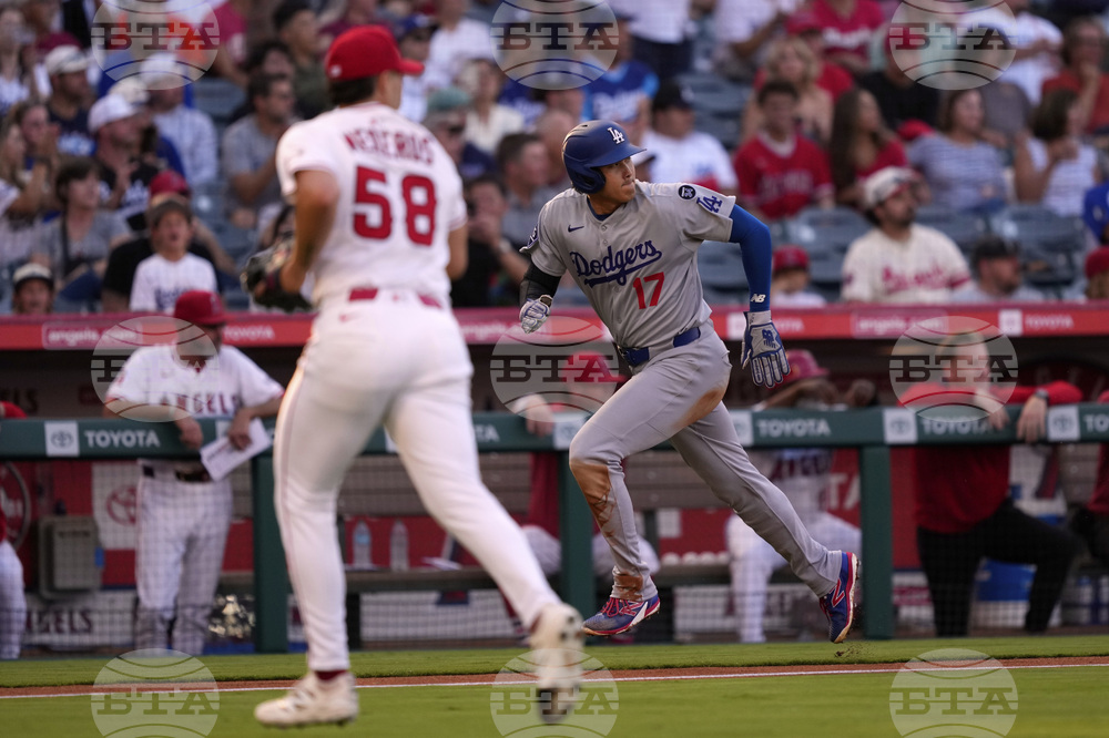Dodgers Angels Baseball