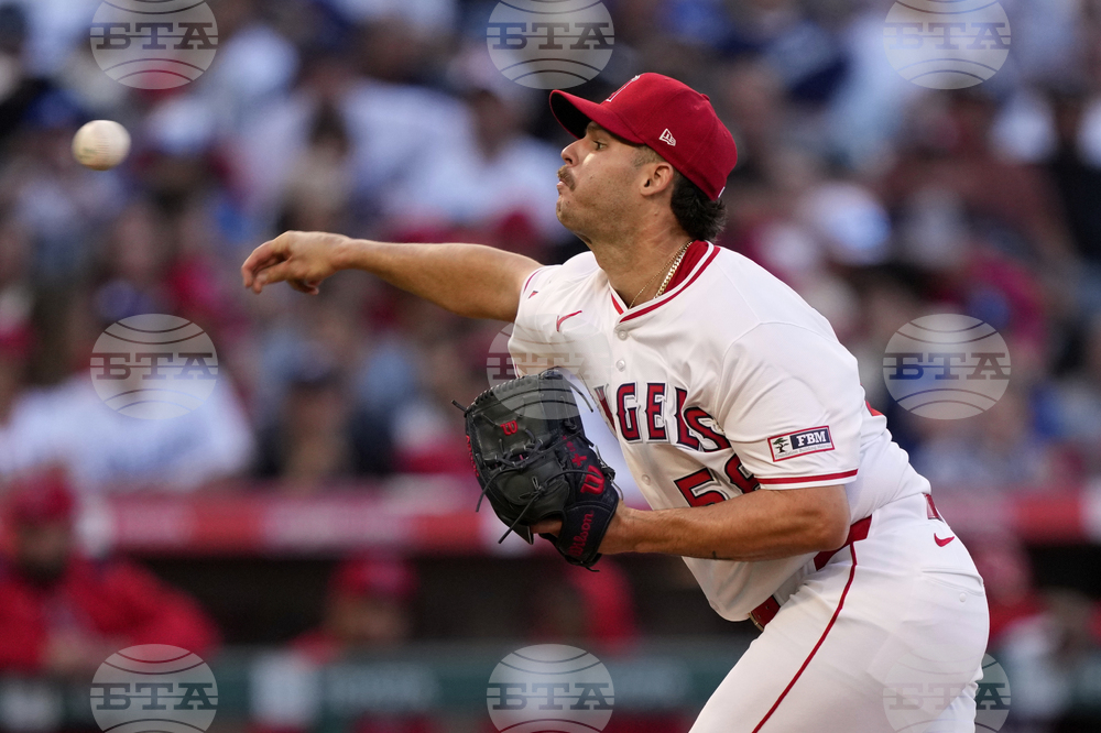 Dodgers Angels Baseball
