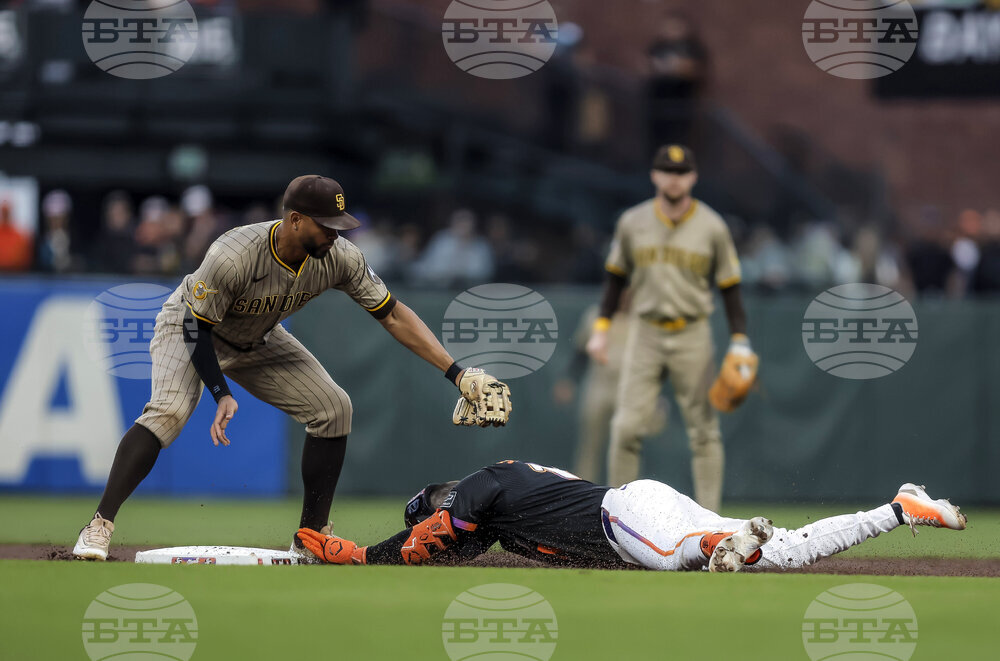 Padres Giants Baseball