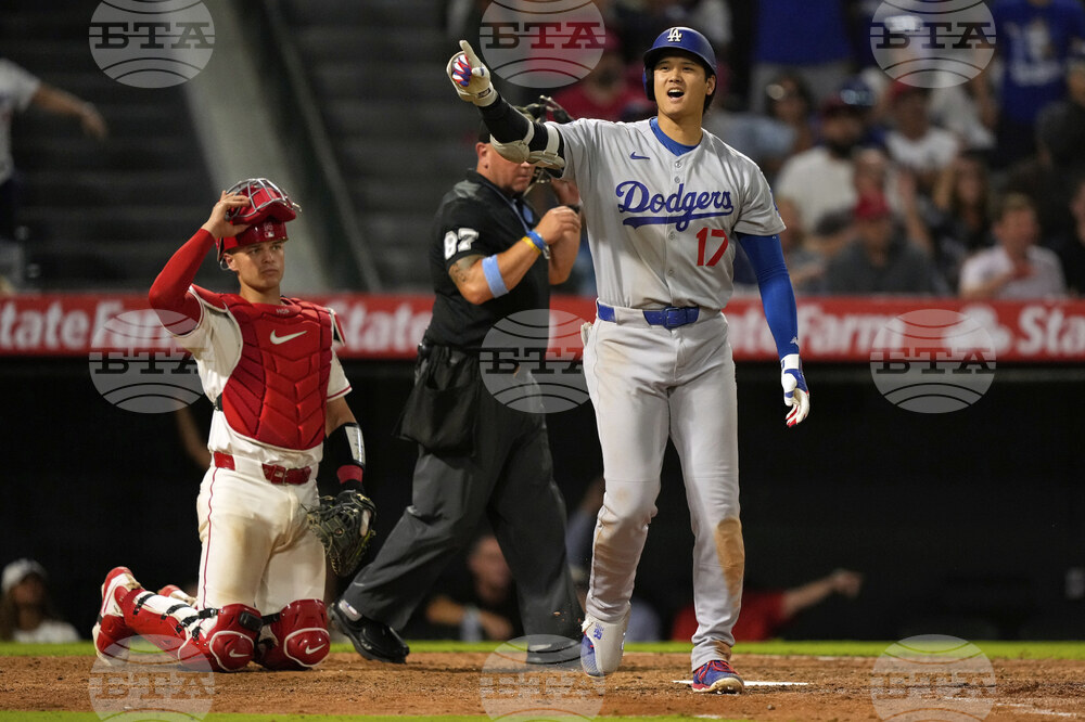 Dodgers Angels Baseball