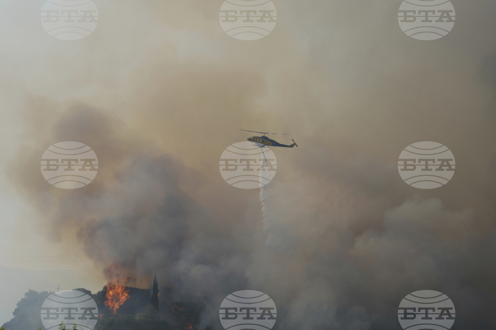 APTOPIX Greece Wildfires