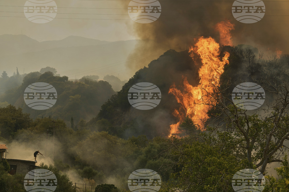 APTOPIX Greece Wildfires