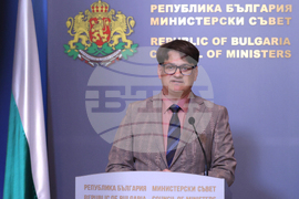 Министерски съвет - Мариан Бачев - брифинг
