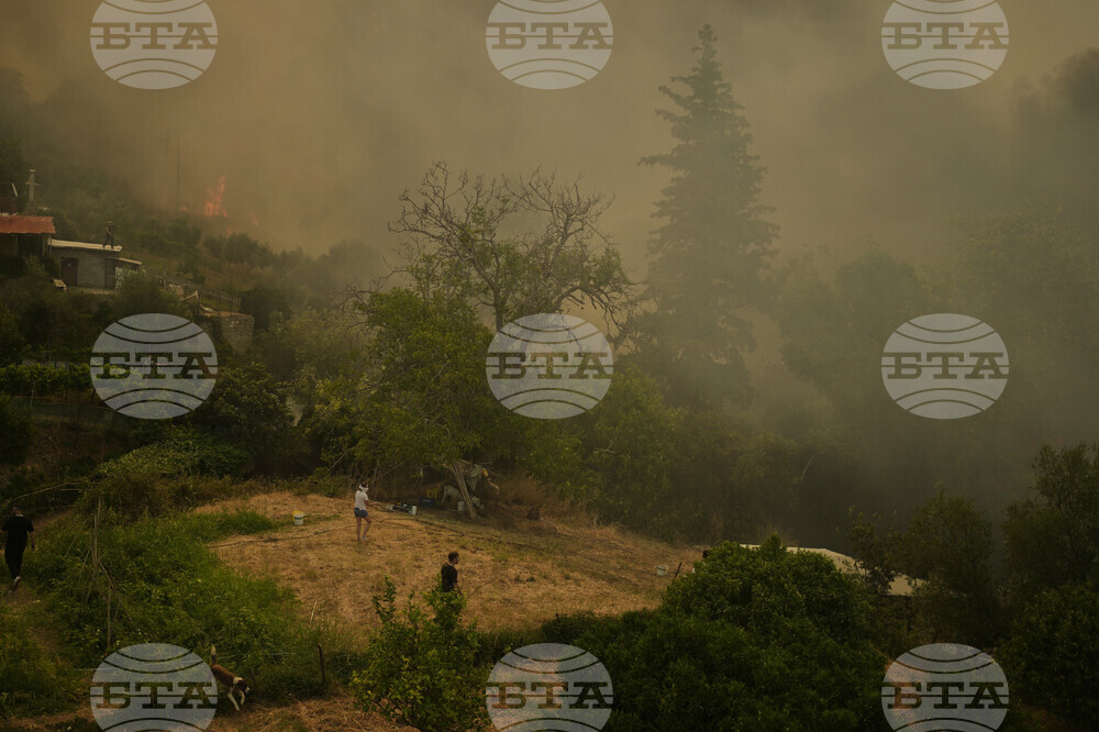 APTOPIX Greece Wildfires