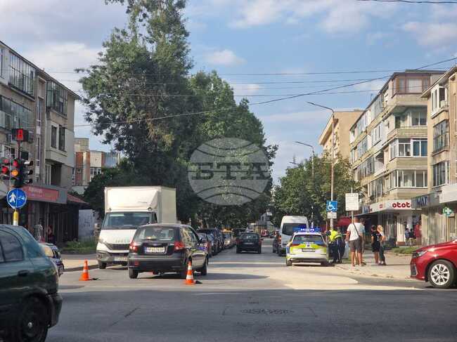 Полицията състави акт на водач на електрическа тротинетка в Разград след катастрофа