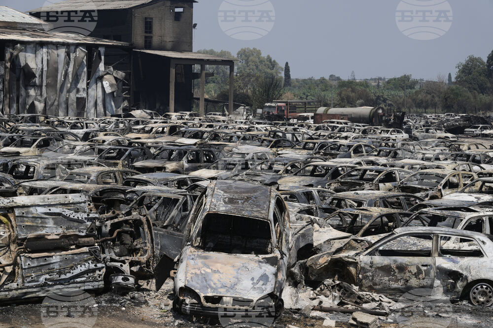 APTOPIX Greece Wildfires