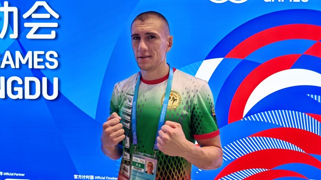 Bulgarian Kickboxers Dimitar Stoyanov, Alexandra Georgieva Win Silver at World Games in China