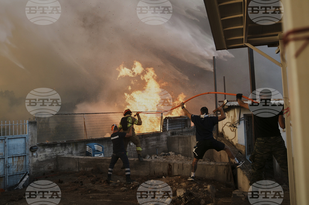 APTOPIX Greece Wildfires