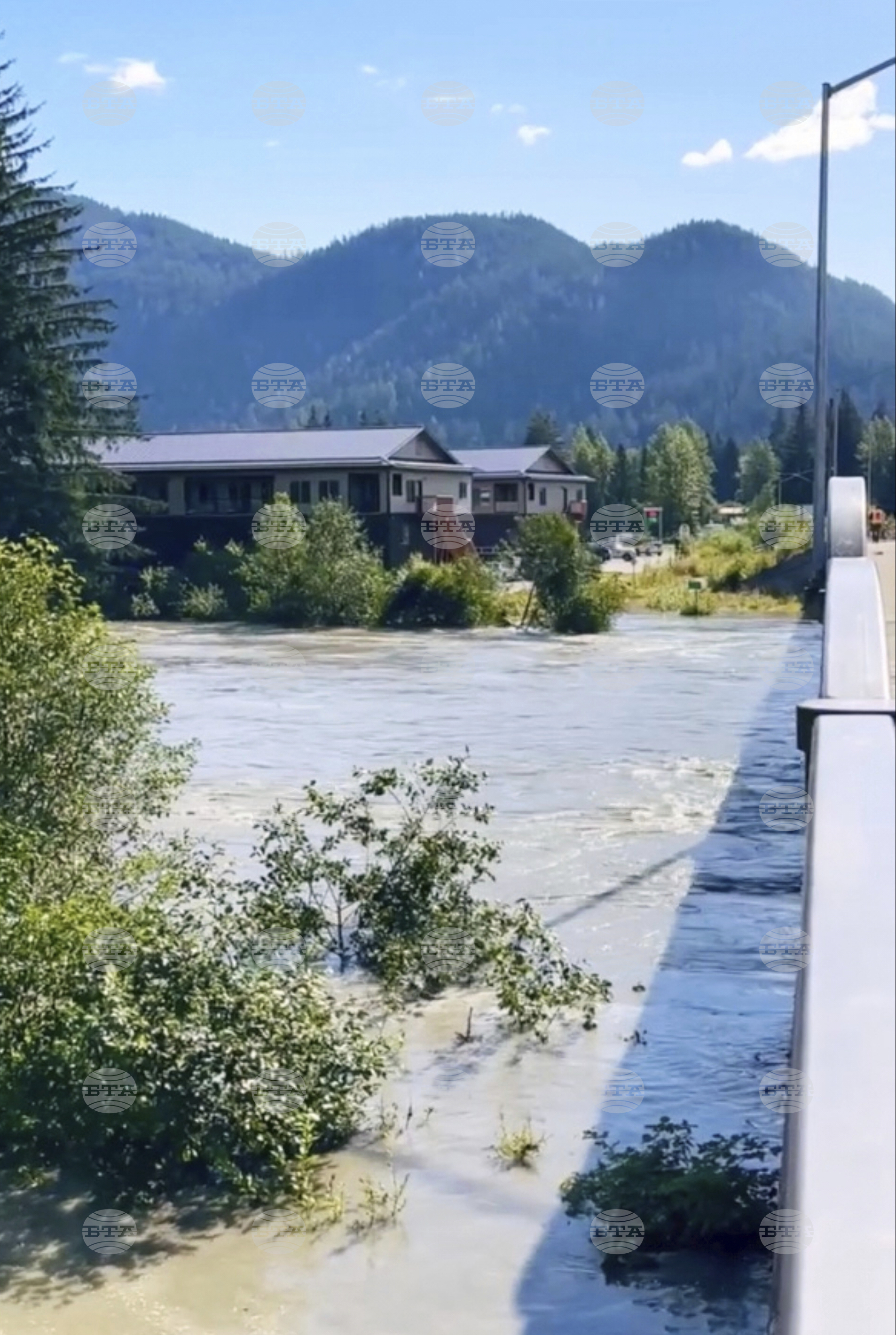Alaska Flooding Glacial Dam