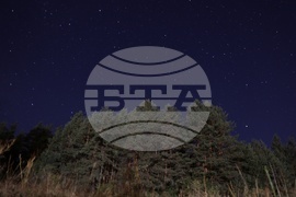 Село Плана - нощно небе