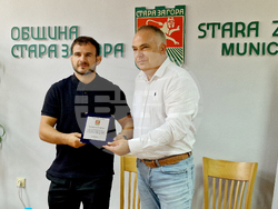Стара Загора - ММА - Апостол Апостолов - награждаване