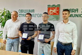 Стара Загора - ММА - Апостол Апостолов - награждаване