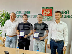 Стара Загора - ММА - Апостол Апостолов - награждаване