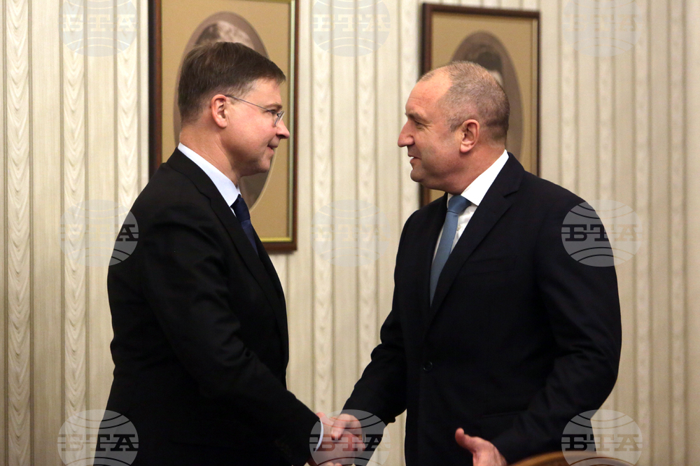 Румен Радев - Валдис Домбровскис - среща