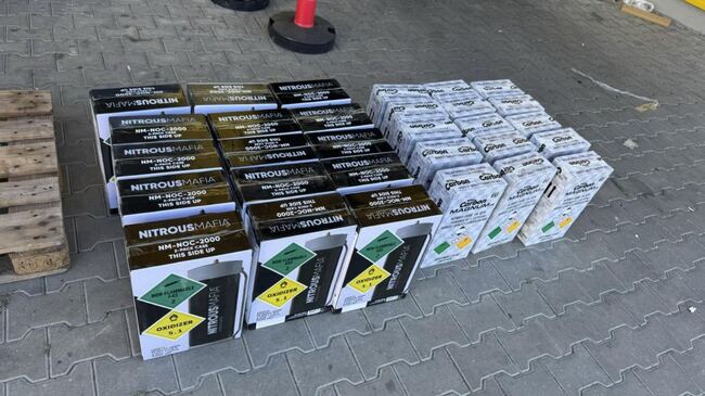 Близо 400 кг райски газ са иззели от 29- годишен мъж полицаите в Добрич