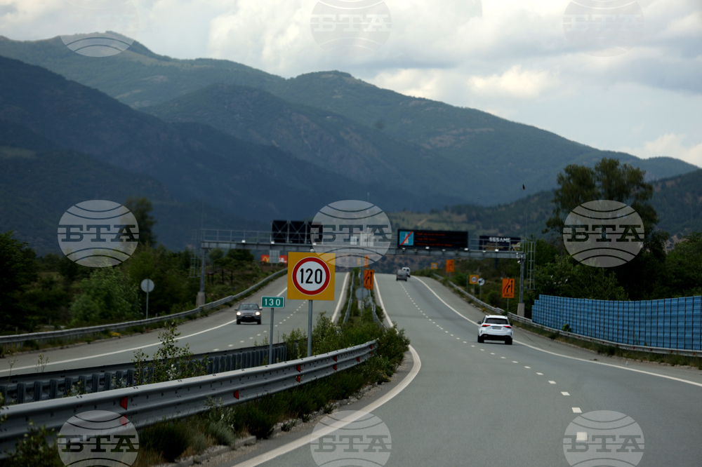 От 1 до 3 декември движението по автомагистрала „Струма“ в кюстендилска област ще се променя 