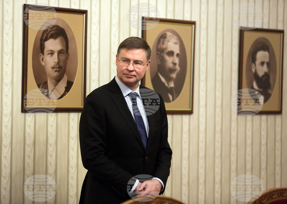 Румен Радев - Валдис Домбровскис - среща
