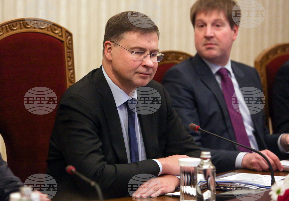 Румен Радев - Валдис Домбровскис - среща