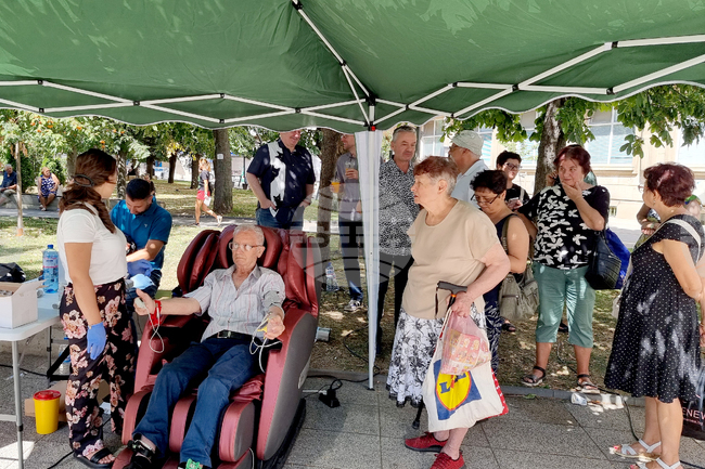 Голям интерес предизвика във Враца инициативата „5 минути за здраве“