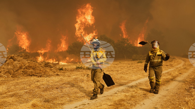 ЕФЕ: Трима загинали и десетки арестувани заради пожарите в Испания; ЕС изпрати помощ