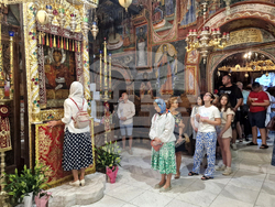 Троянски манастир - чин на опело Богородично - освещаване тъкана икона