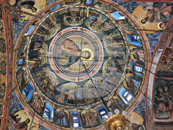 Троянски манастир - чин на опело Богородично - освещаване тъкана икона