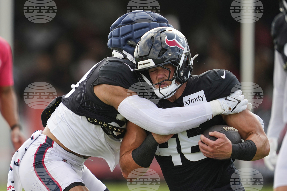 Panthers Texans Camp Football