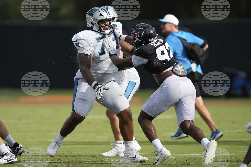 Panthers Texans Camp Football