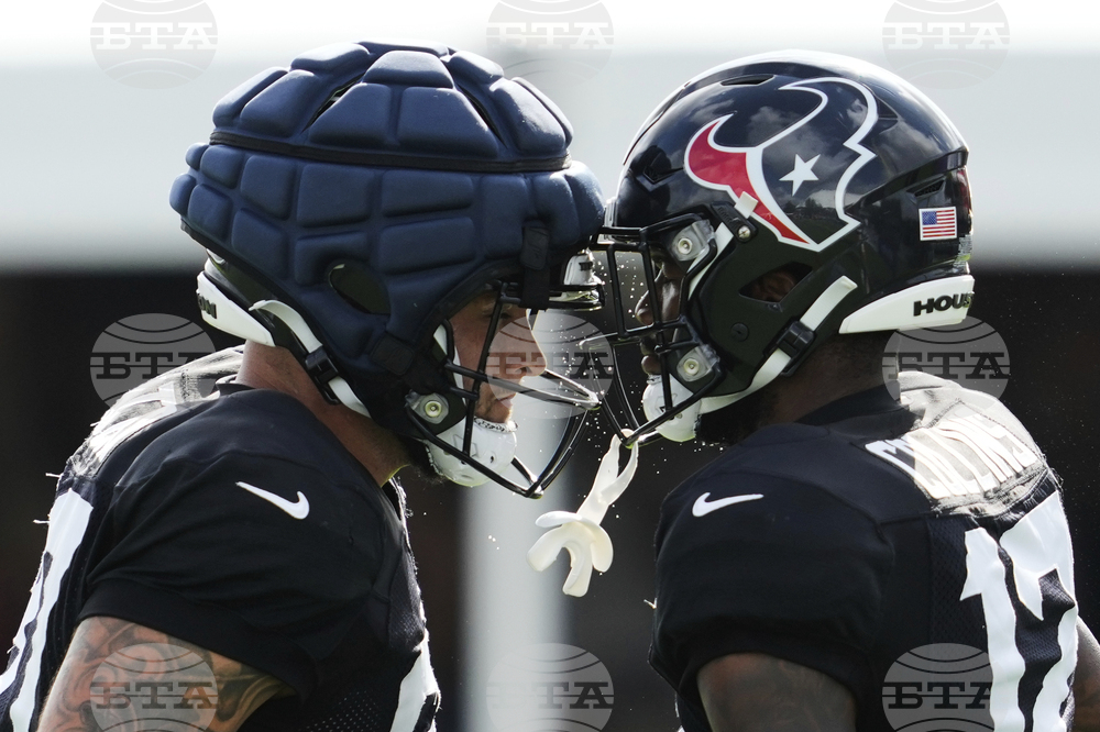 Panthers Texans Camp Football