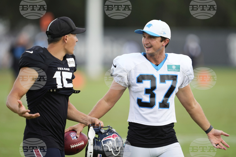Panthers Texans Camp Football