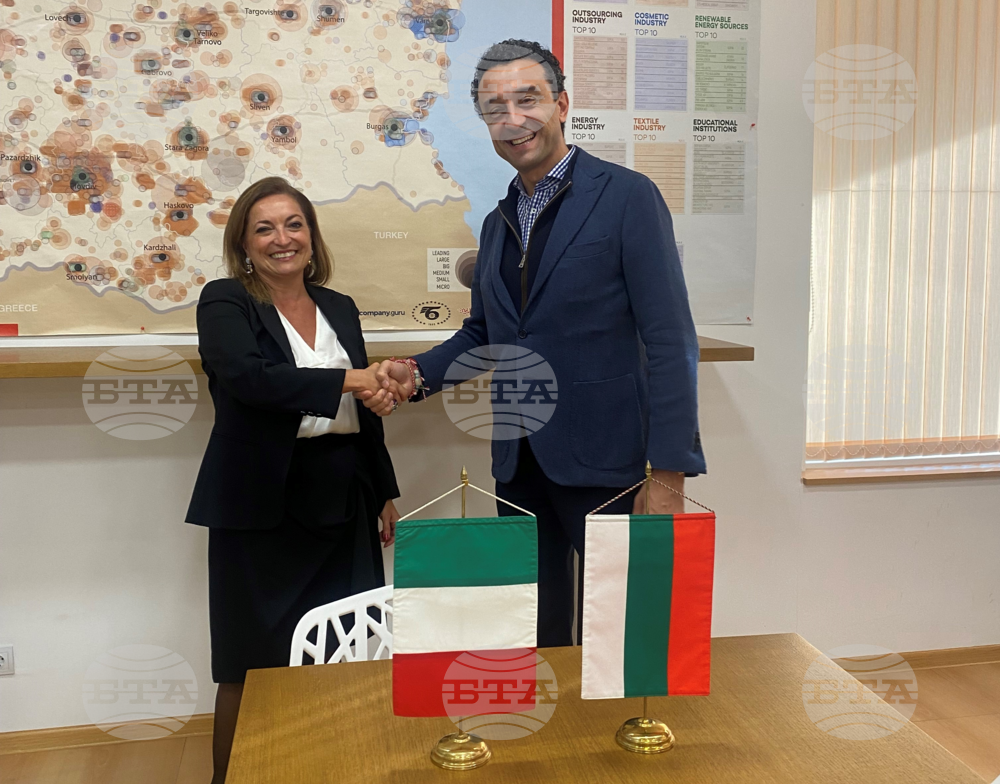 Посланичката на Италия в България обсъди с министър Лорер перспективите за растеж на италианските инвестиции у нас