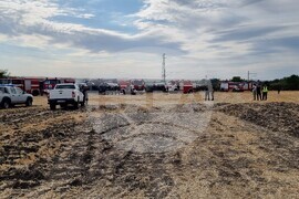 Село Пясъчево - влак - пожар